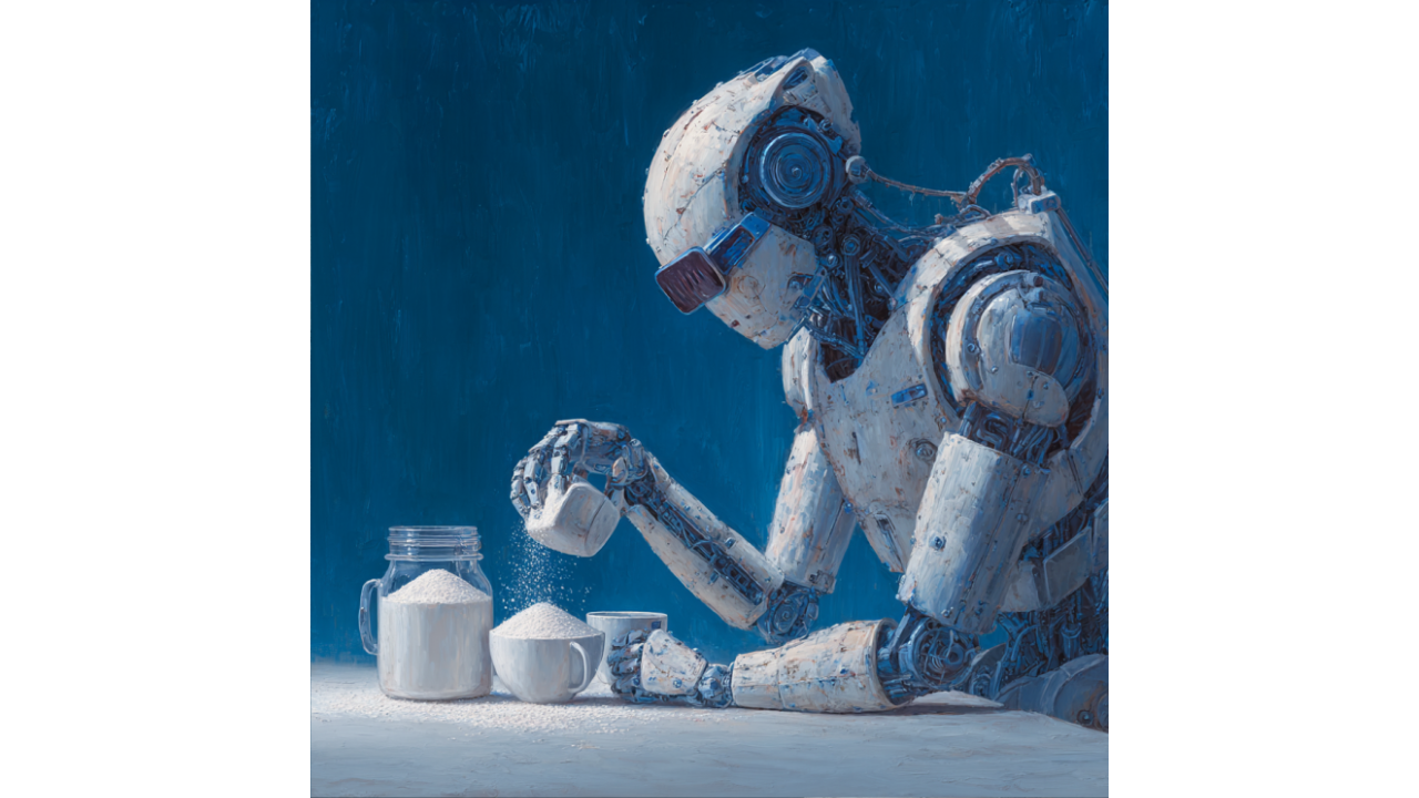 Guardian columnist Emma Beddington's viral takedown of Samsung's AI pasta sauce ad exposes deeper cultural anxieties about artificial intelligence replacing human common sense in marketing.