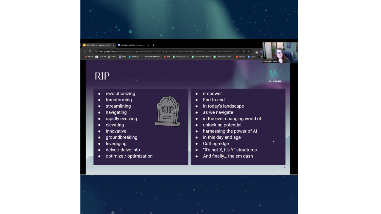 AI killed delve, leverage, navigate, and dozens of other perfectly good words. Here's the growing graveyard of terms that now scream 