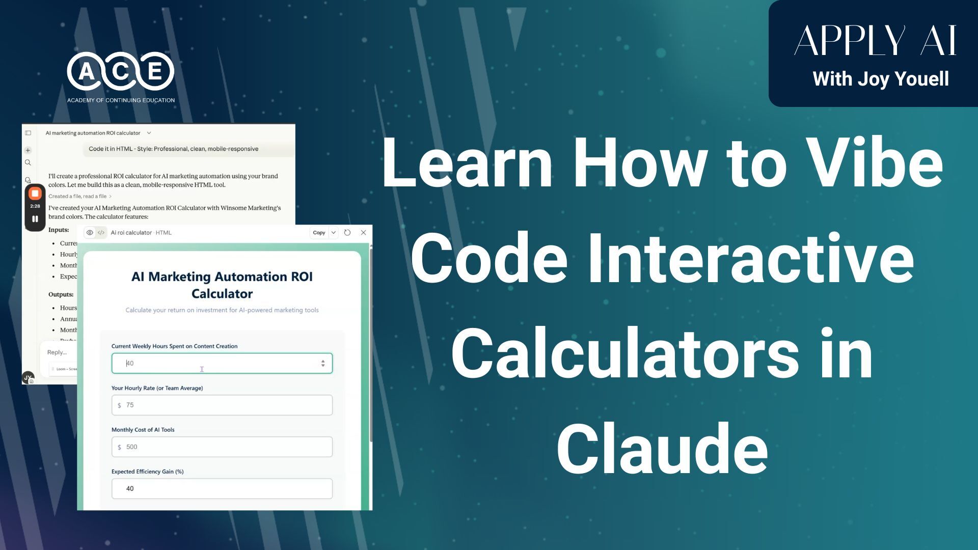 How to Build an Interactive ROI Calculator with AI (No Developer Required)