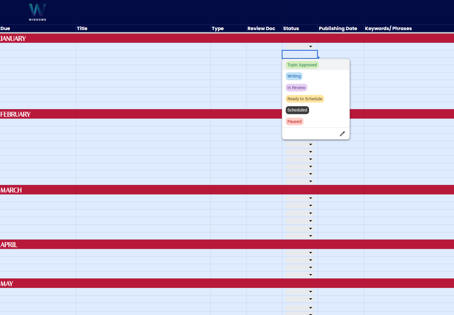 calendar